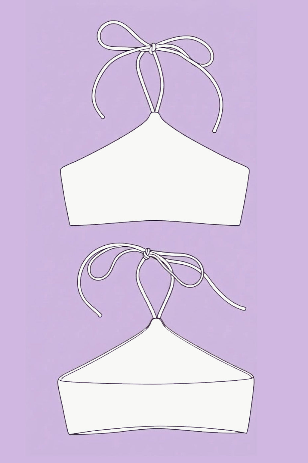 KIMBA • bikini top • Reversible