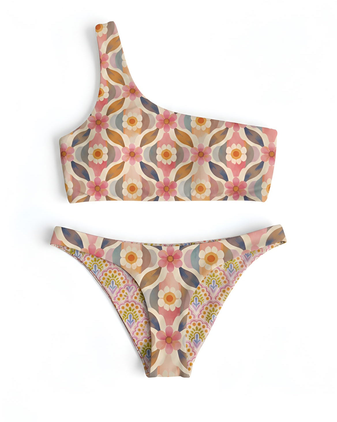 LARA top + BIANCA bottom • Print liria + Print mosaica